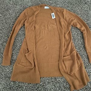 Old navy tan brown cardigan